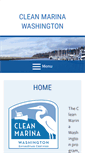 Mobile Screenshot of cleanmarinawashington.org